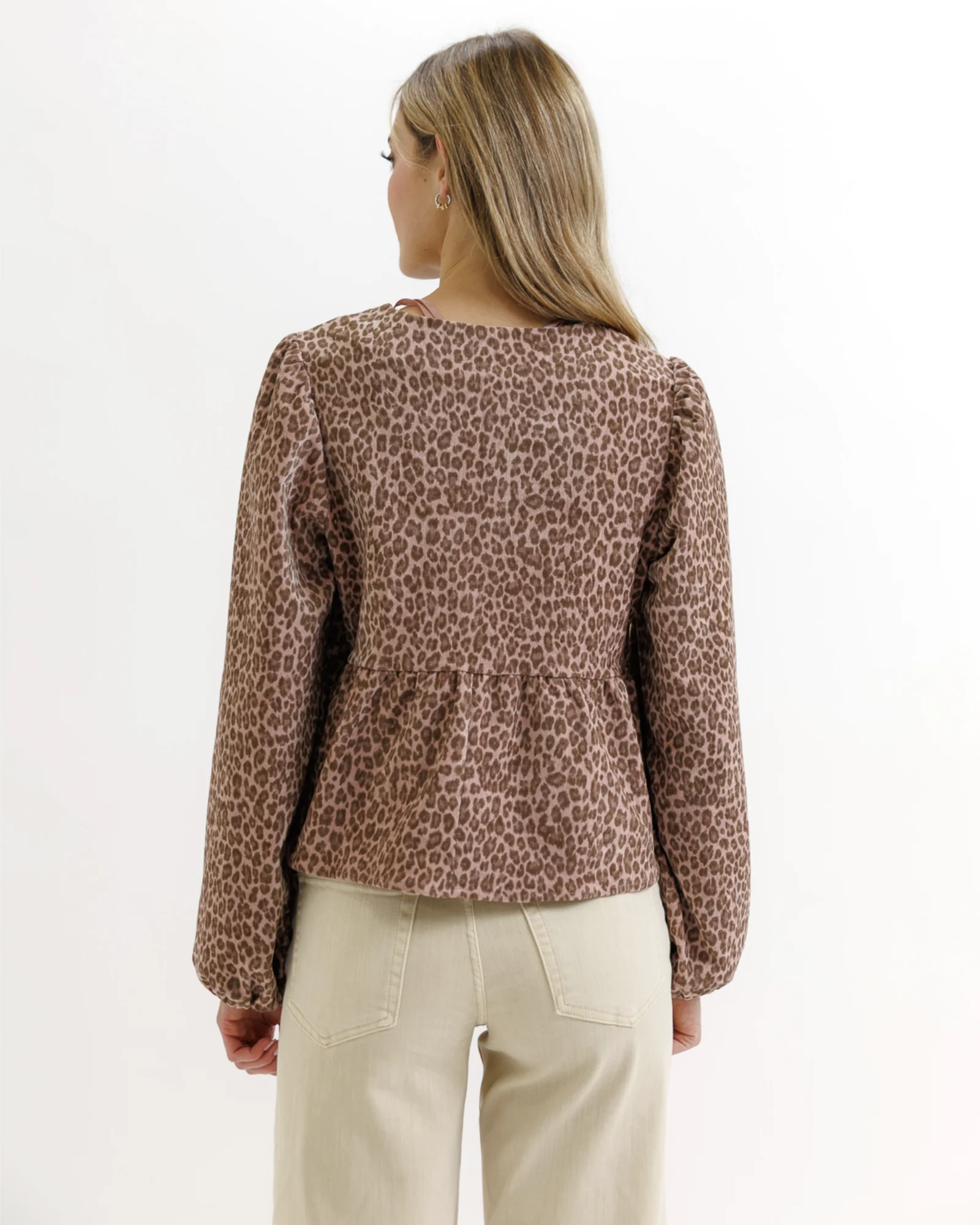 Animal Print Tie Top - Final Sale - Image 4