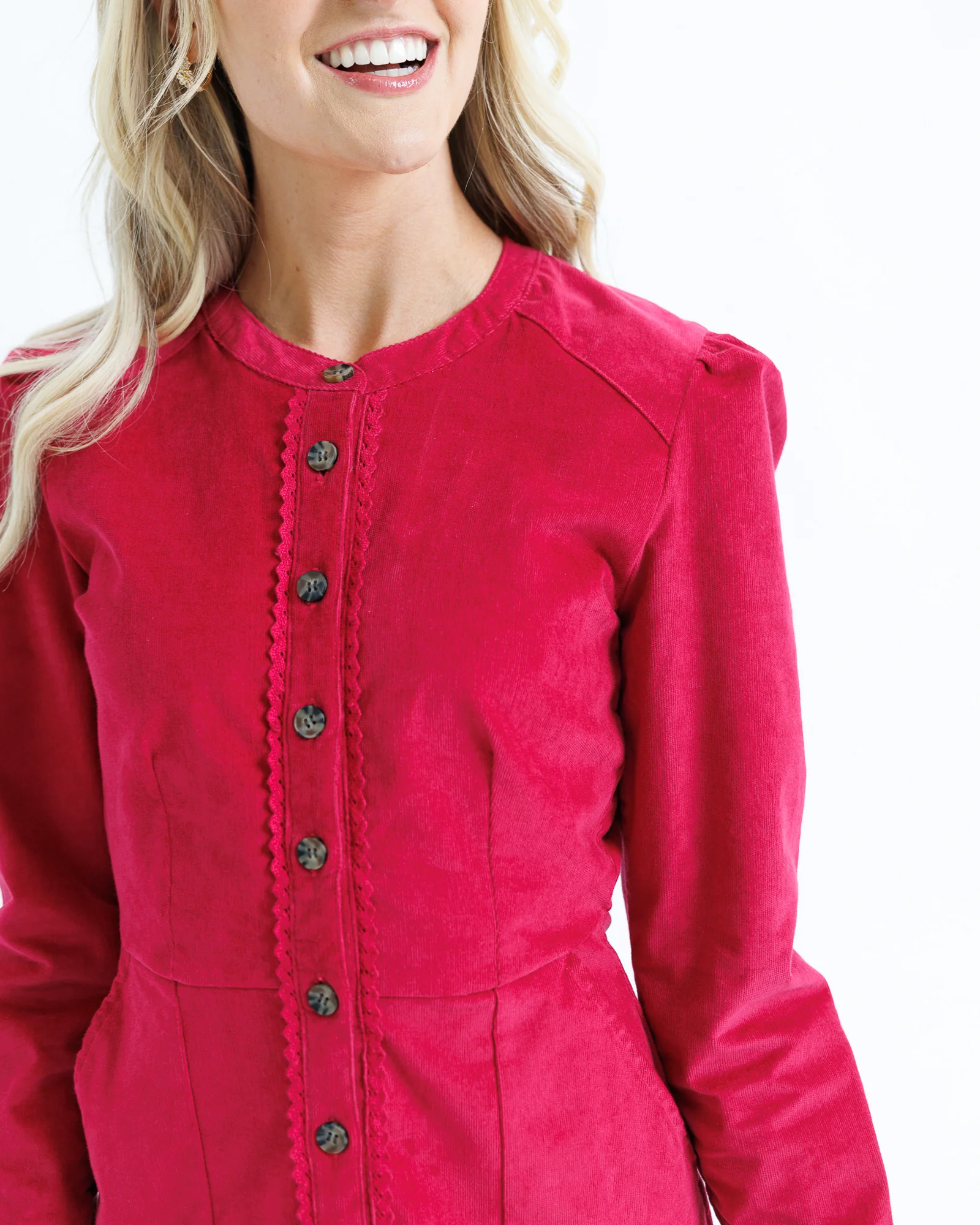 Chesterfield Cord Dress - Final Sale - Image 4