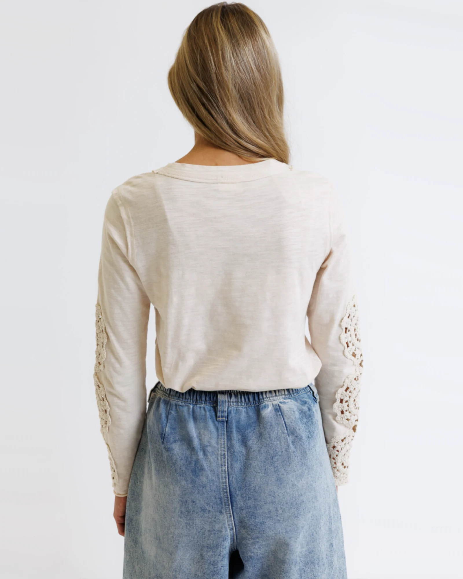 Crochet Patch Henley - Final Sale - Image 5