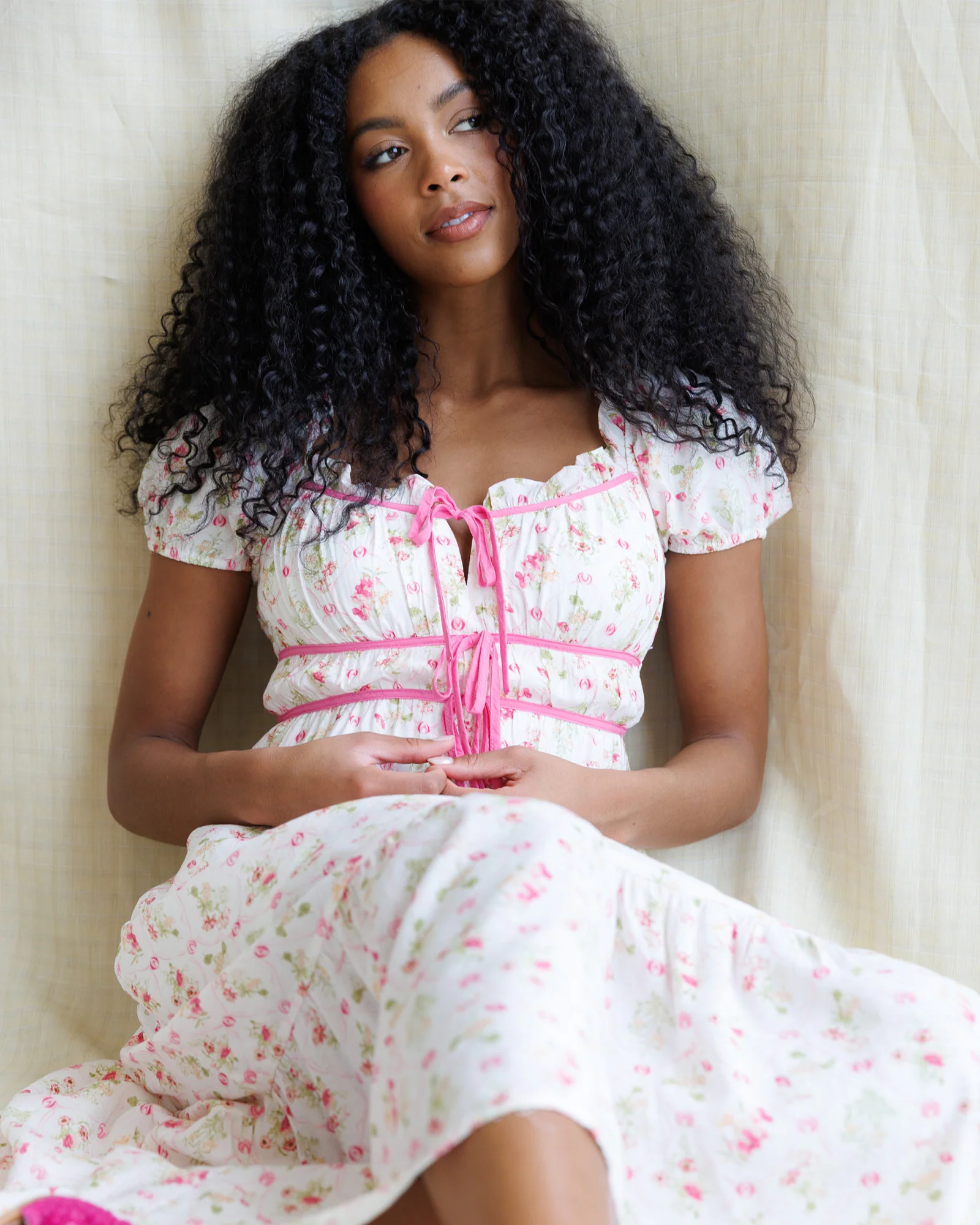 Pink Petals Dress - Image 2