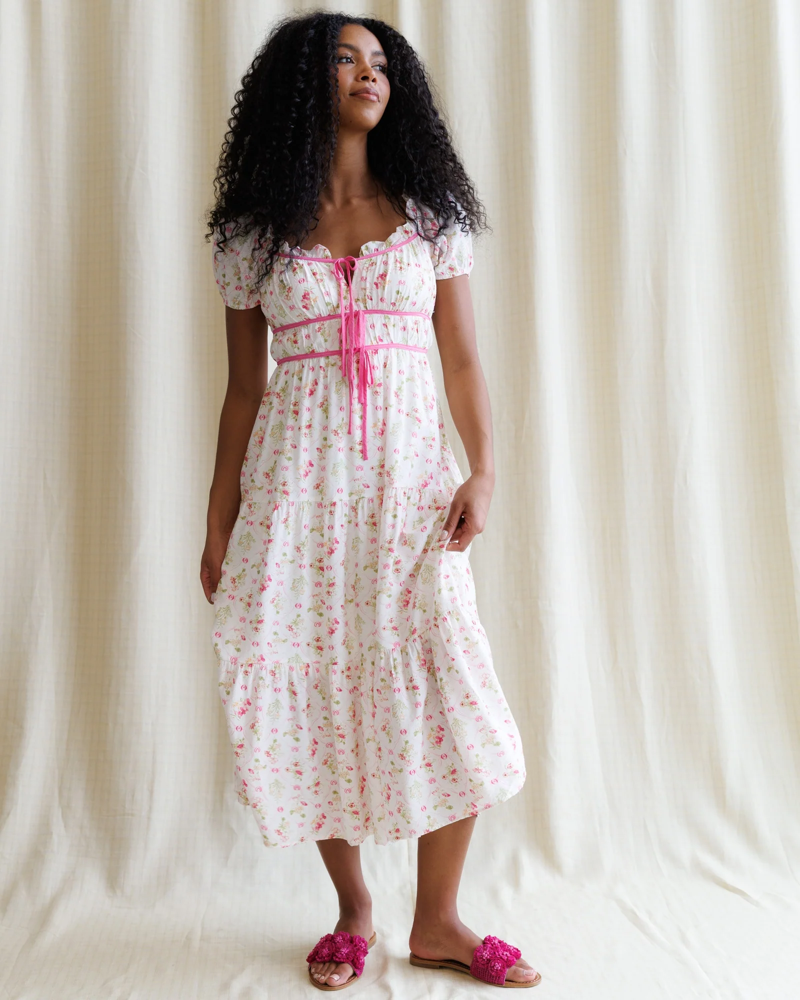 Pink Petals Dress - Image 6