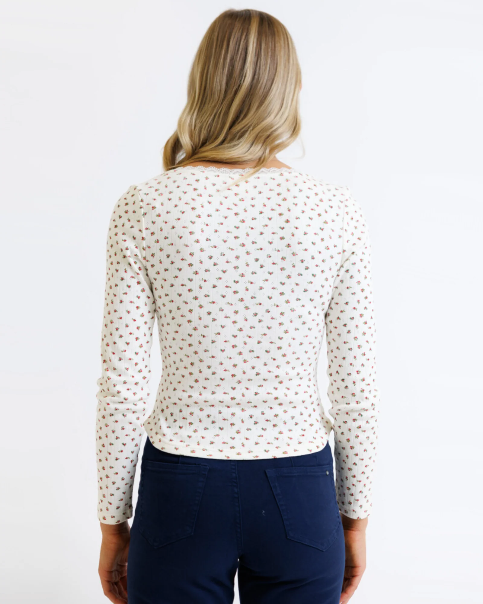 Favorite Pointelle Top - Final Sale - Image 3