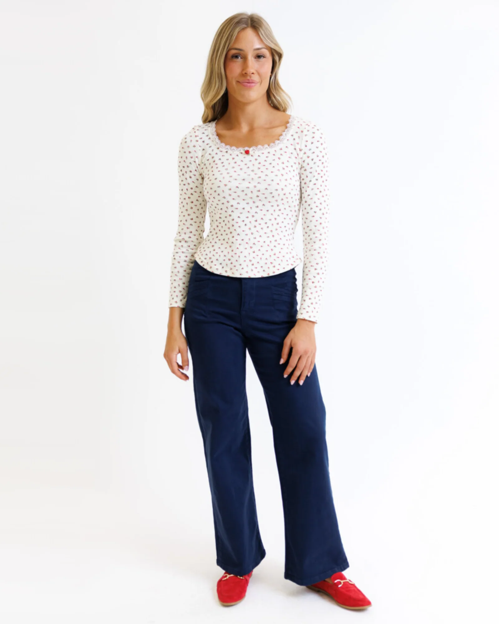 Favorite Pointelle Top - Final Sale - Image 5