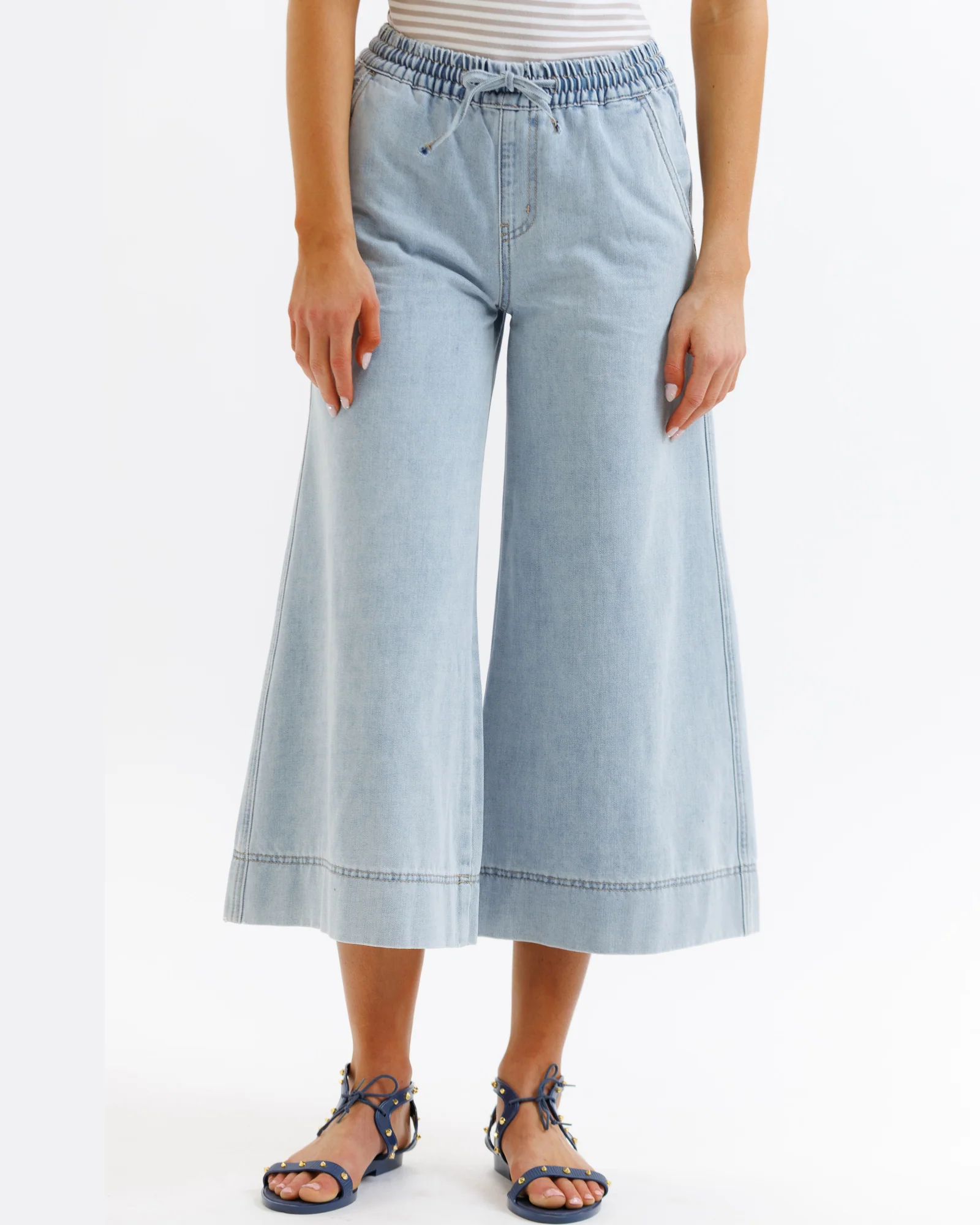 High Rise Wide Leg Crop - Image 3