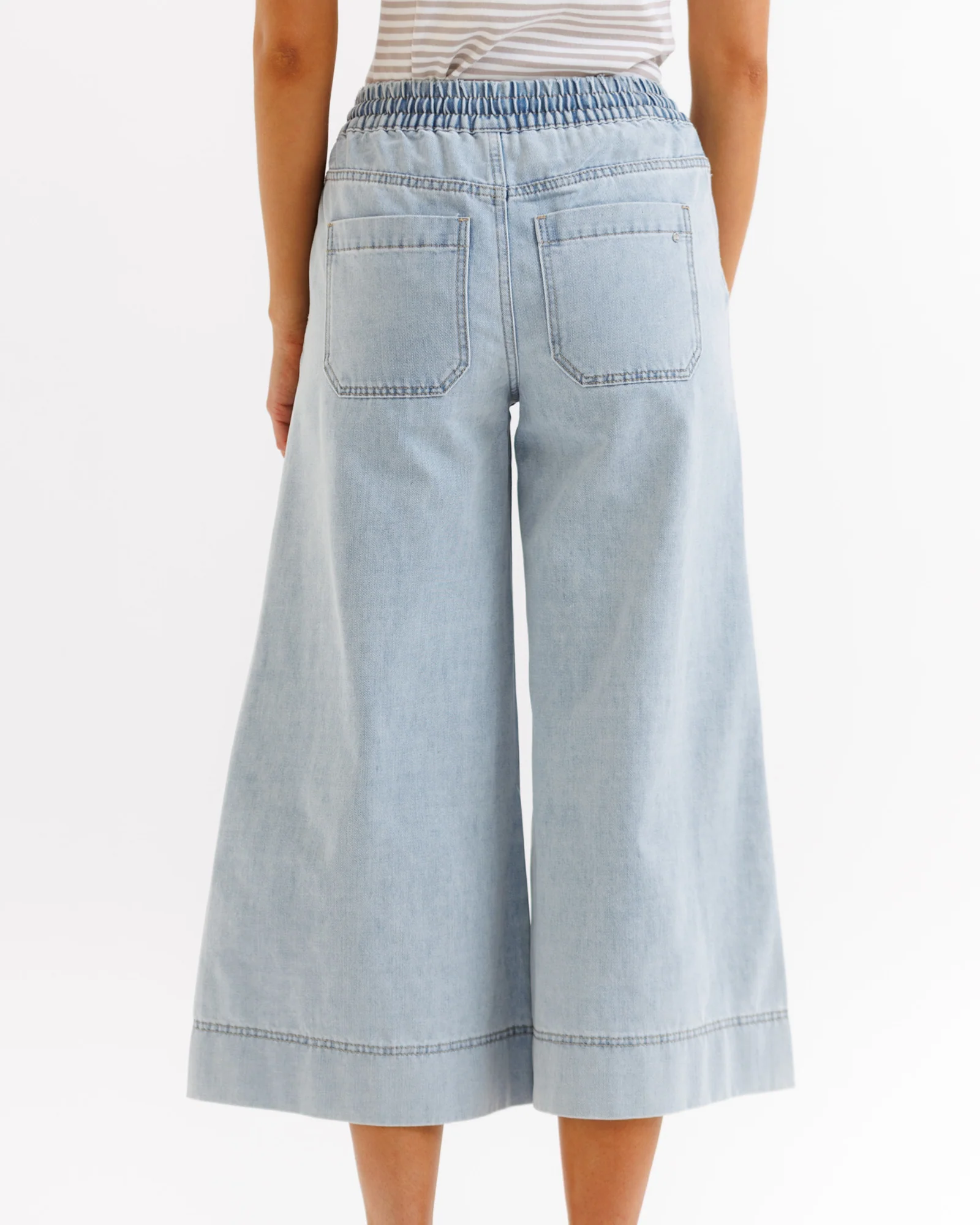 High Rise Wide Leg Crop - Image 4