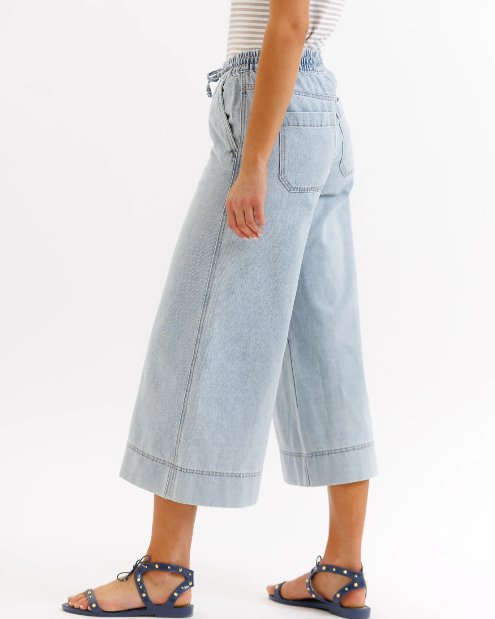High Rise Wide Leg Crop - Image 5