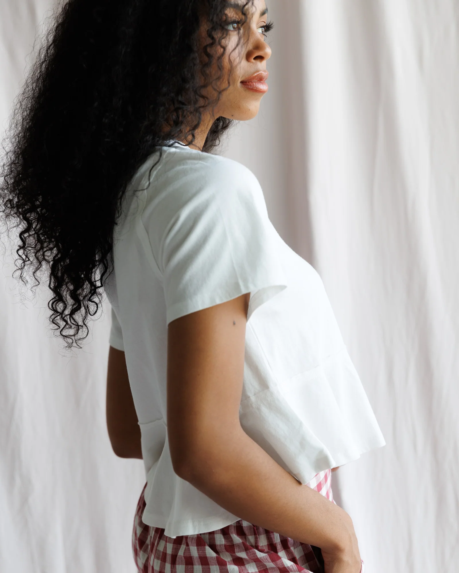 Little Peplum Tee - Final Sale - Image 4