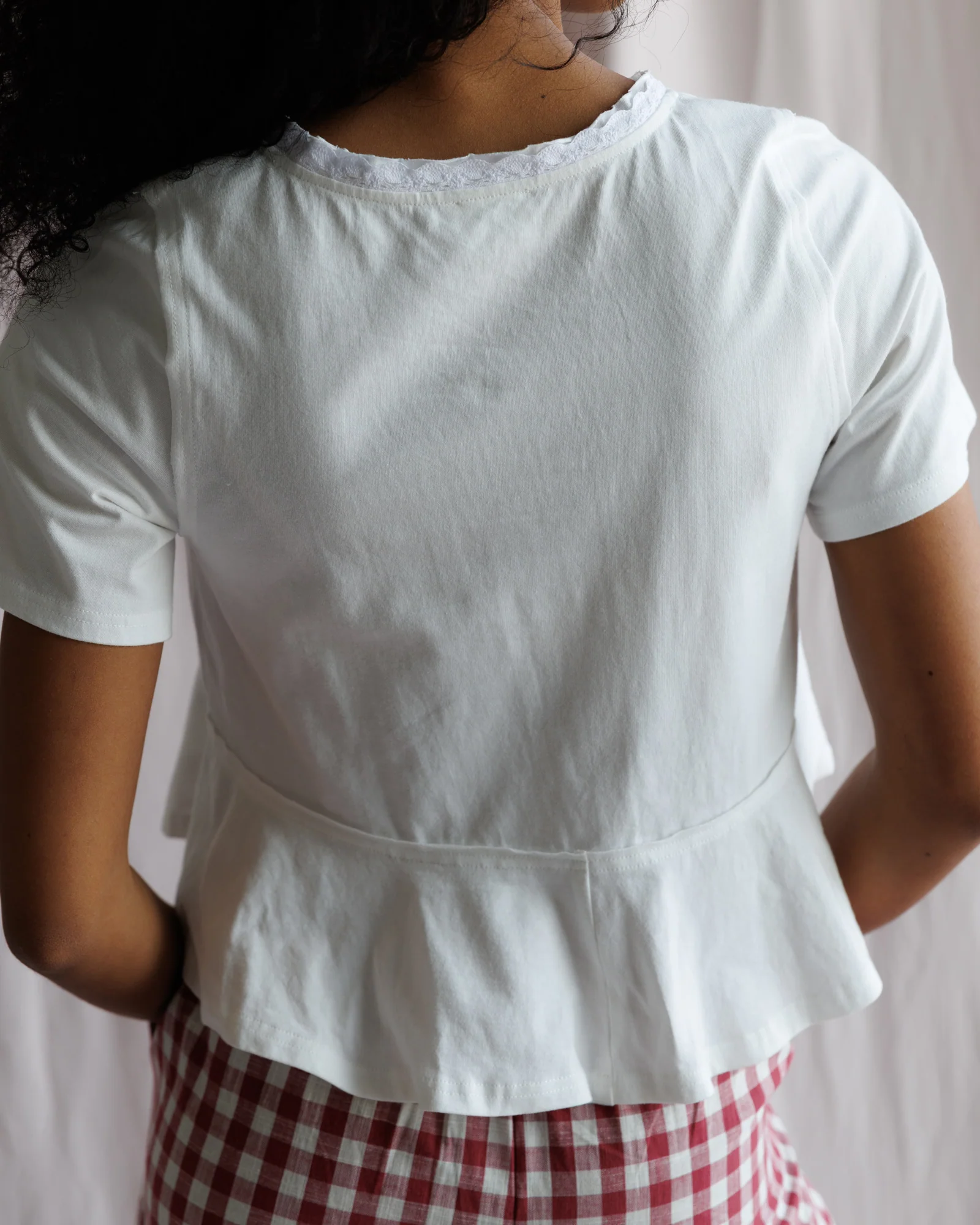 Little Peplum Tee - Final Sale - Image 5