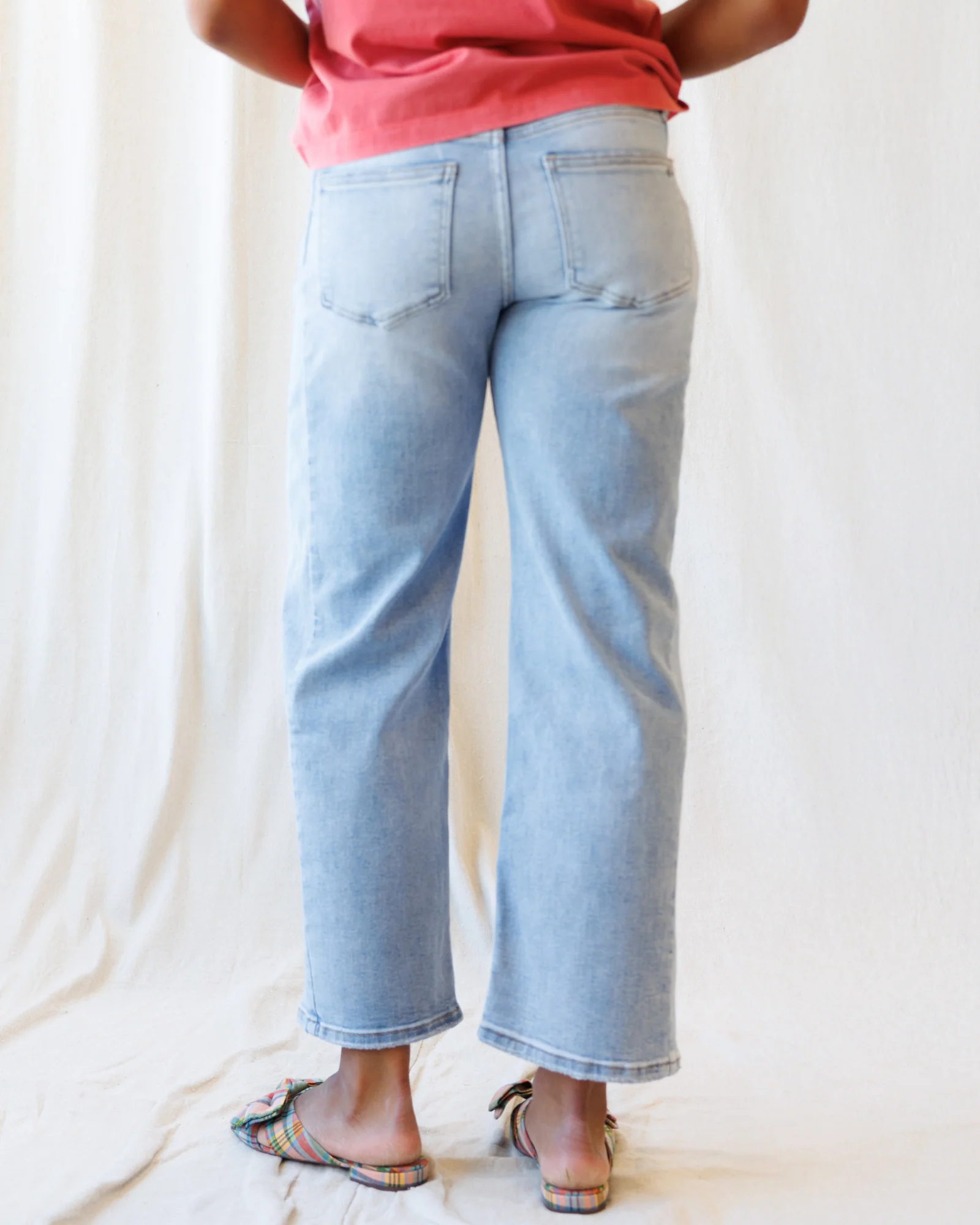 Mid-Rise Straight Ankle Loose Fit - Image 5