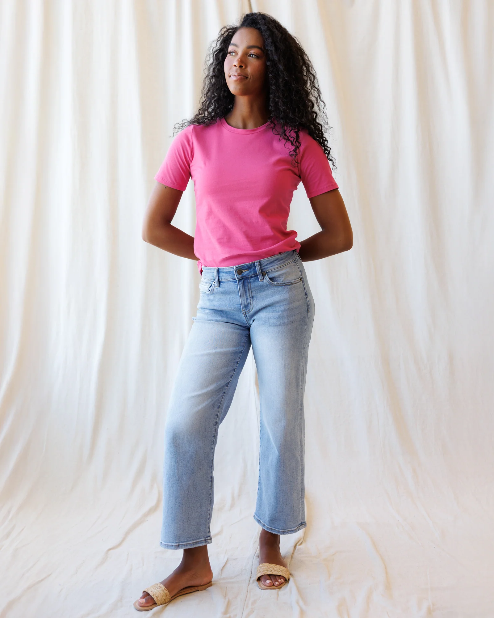 Mid-Rise Straight Ankle Loose Fit - Image 6