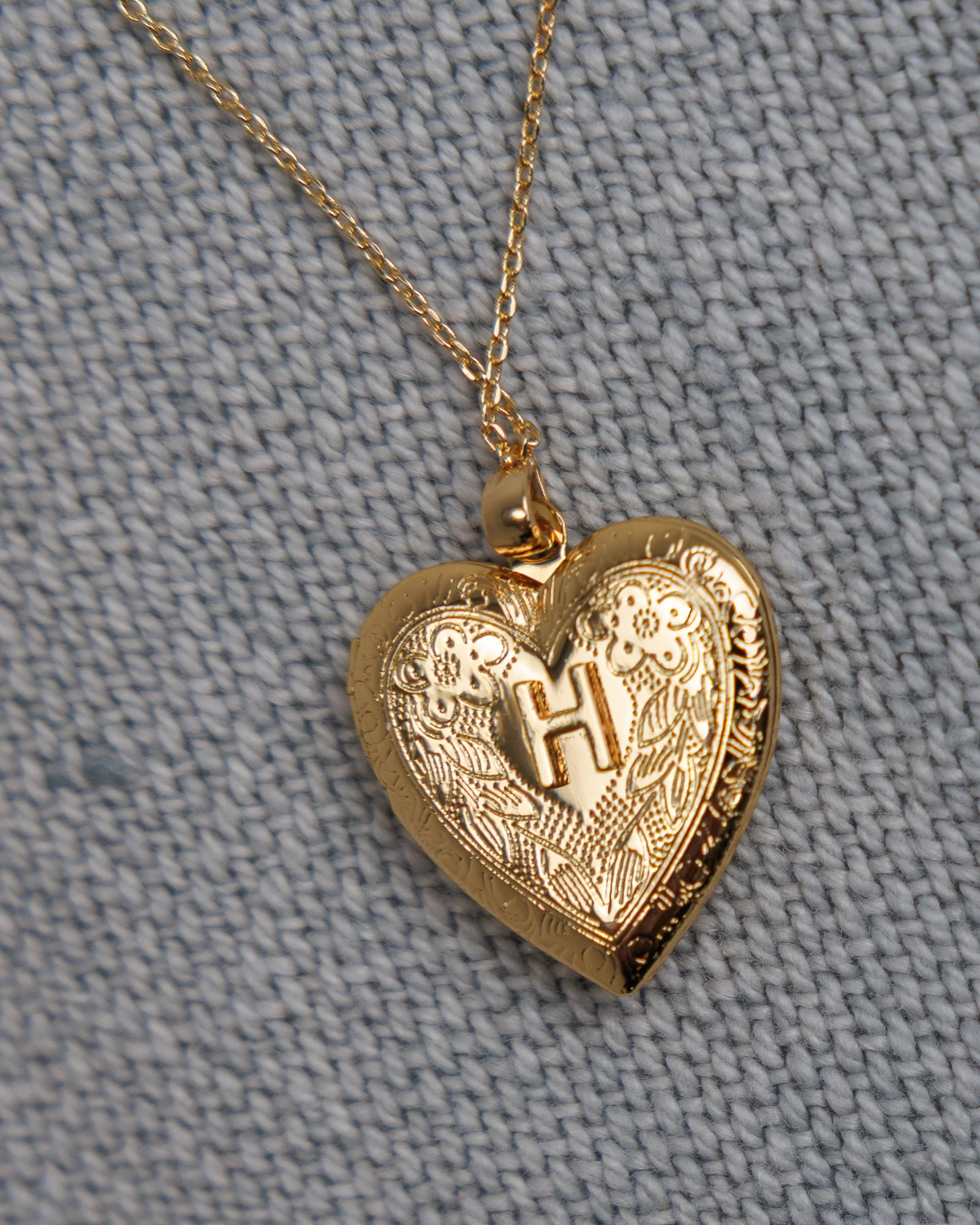 Monogram Heirloom Locket - Final Sale - Image 11