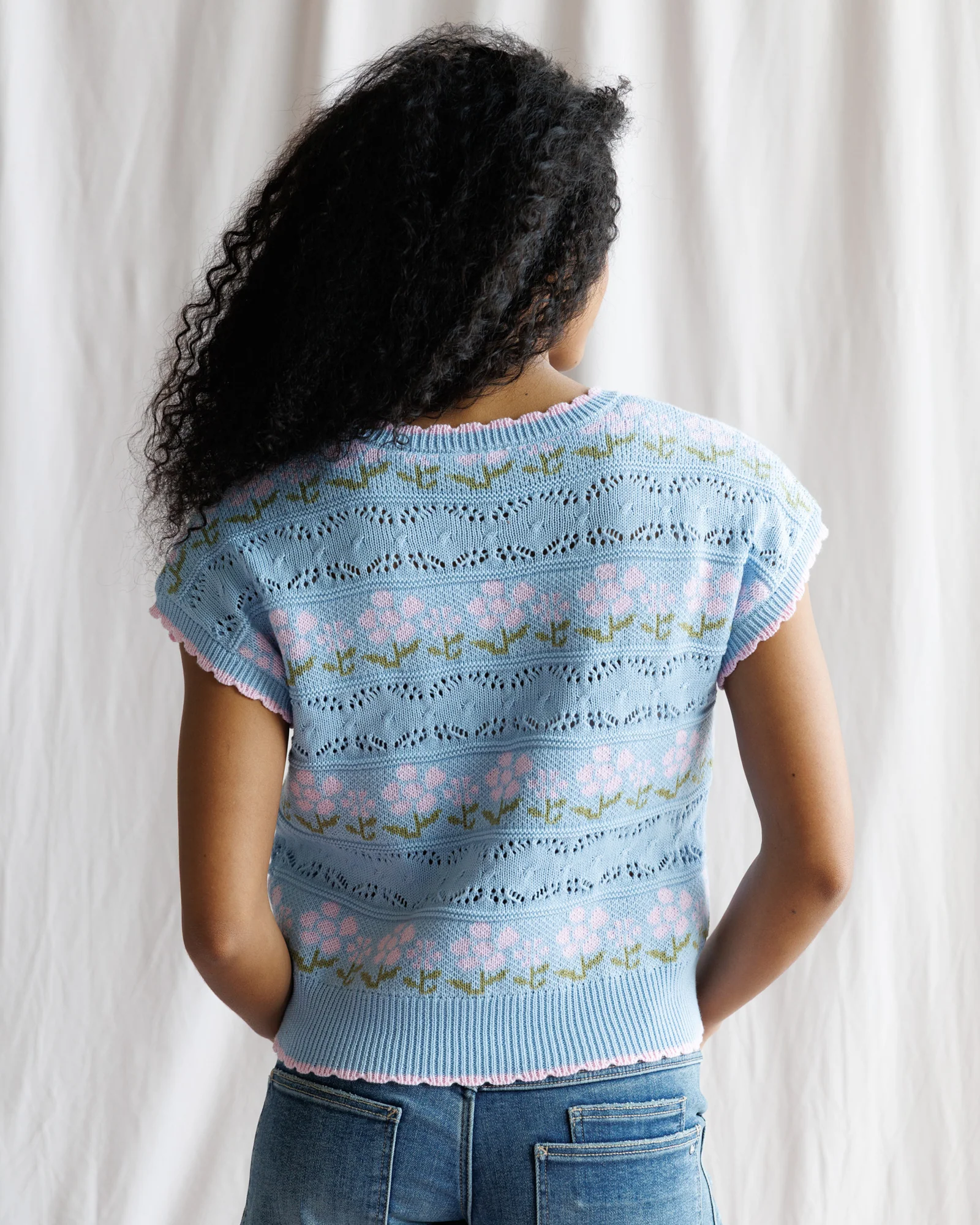 Pink Posies Sweater - Image 3