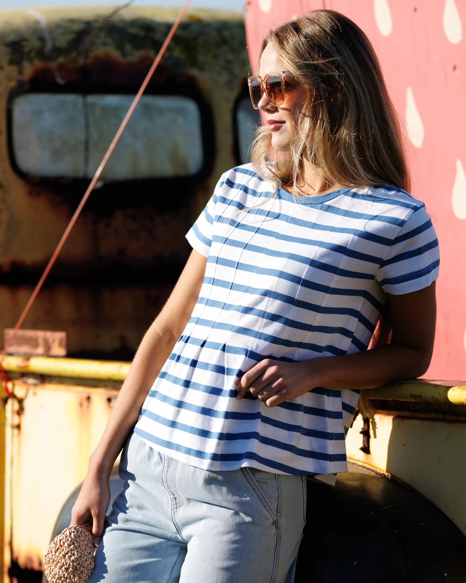 Portland Peplum Top