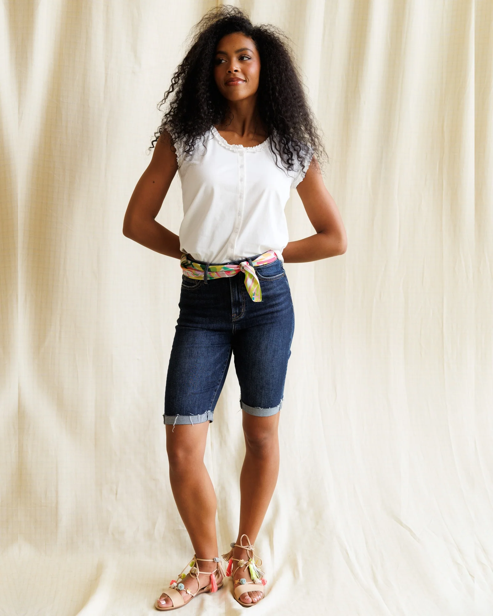 Ruffle Raglan Tee - Image 4