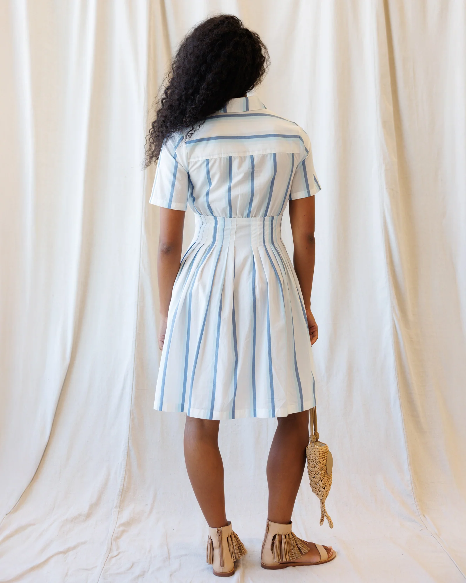 Seaside Stripe Dress - Image 3