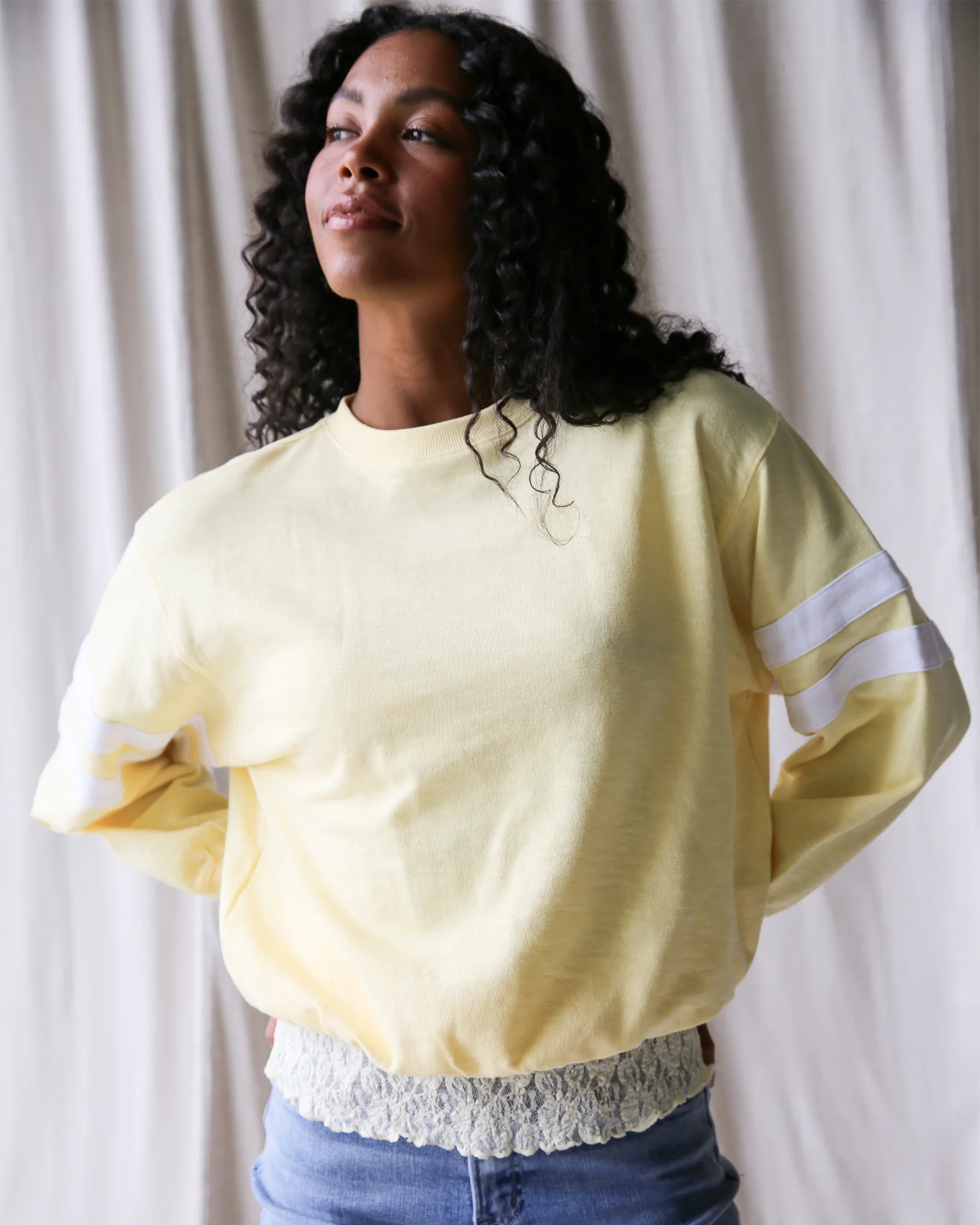 Varsity Stripe Sweatshirt - Image 8